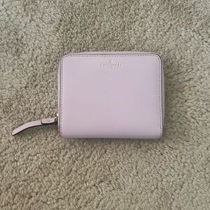 Kate Spade Light Pink Wallet With Cardholder on outside